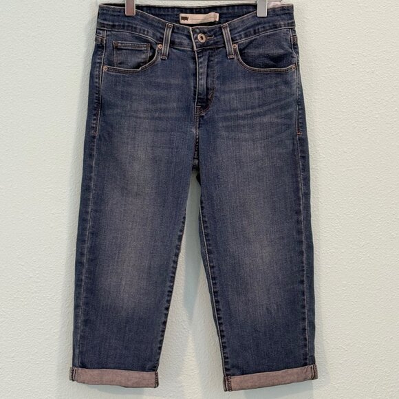 Levi's Capri Denim Jeans Size 4 - Picture 1 of 12